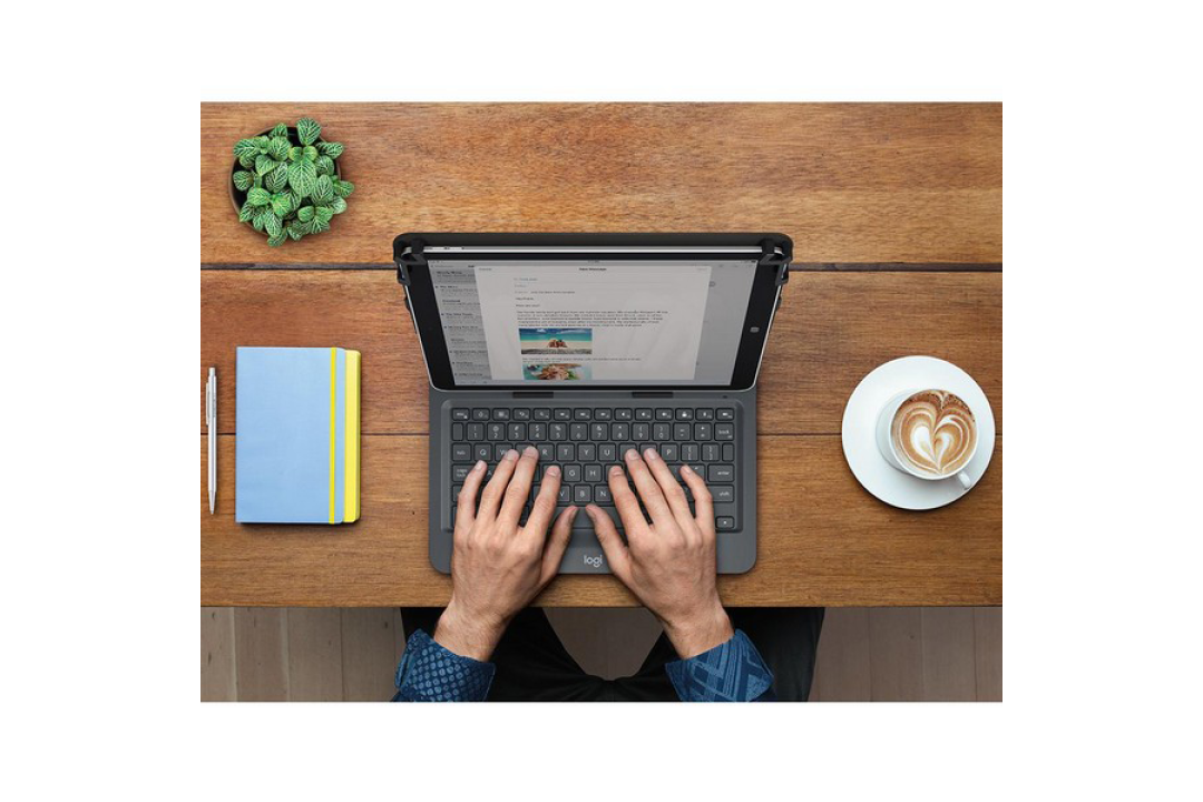 通吃三大平台:Logitech 罗技 推出 Universal Folio 蓝牙平板键盘保护套