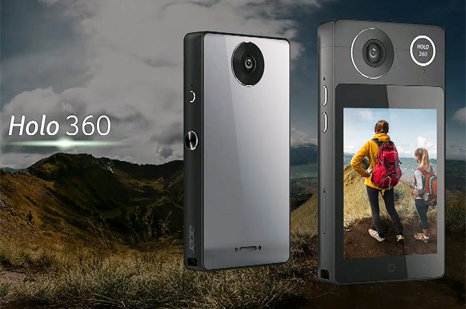 一台可以打电话的相机：acer 宏碁 发布 Holo 360° 全景相机