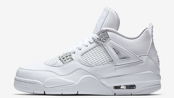 又双叒叕买鞋了 篇二：只剩颜值的大白鞋：Air Jordan 4 “Pure Money” 男款篮球鞋