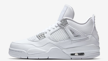 只剩颜值的大白鞋：Air Jordan 4 “Pure Money” 男款篮球鞋