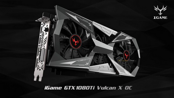 奢华用料+LCD屏显：COLORFUL 七彩虹 推出 GTX 1080 TI Vulcan X OC *级非公版显卡