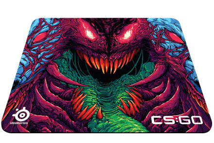 野兽再来：steelseries 赛睿 发布 QcK+ CS:GO 暴怒野兽限量版 鼠标垫