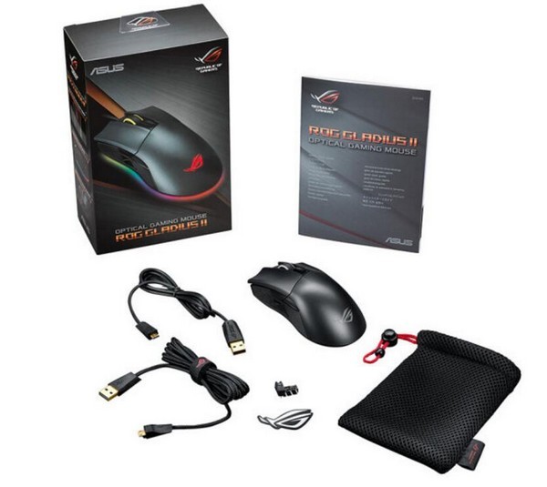 升级RGB幻彩+12000DPI：ASUS 华硕 正式推出 ROG Gladius II P502 电竞鼠标