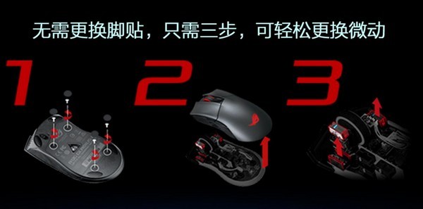 升级RGB幻彩+12000DPI：ASUS 华硕 正式推出 ROG Gladius II P502 电竞鼠标