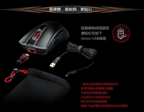 升级RGB幻彩+12000DPI：ASUS 华硕 正式推出 ROG Gladius II P502 电竞鼠标