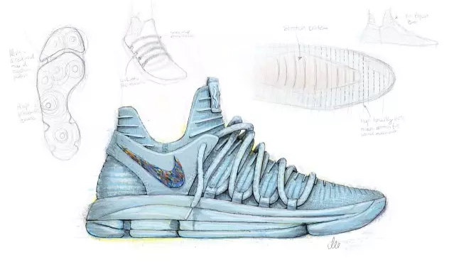 转眼10周年：Nike 耐克 正式官方发布杜兰特签名战靴 Nike KD 10