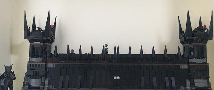 乐高魔戒79007黑门moc2合1