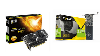 针对网游平台：ZOTAC 索泰 推出 GT 1030 雷霆版 和 LP超薄刀卡