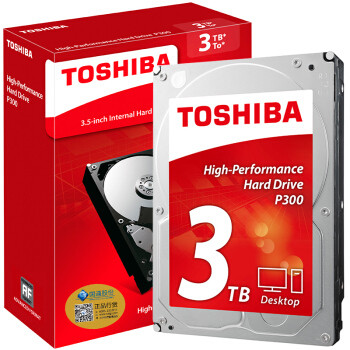 数据无价---多个备份总是对的---东芝(TOSHIBA)P300系列 3TB硬盘开箱