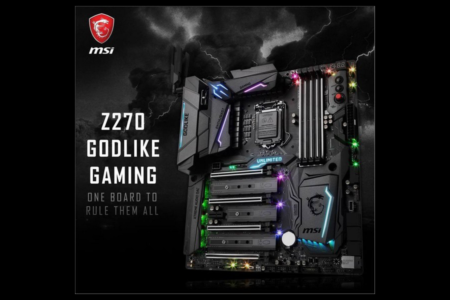 更低延迟+最快USB3.1方案：msi 微星 推出 Z270 GODLIKE GAMING 旗舰主板