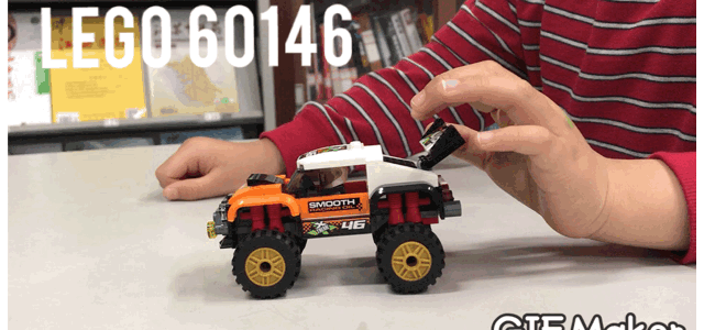 乐高这个大坑 篇十八:lego 城市系列 60146 巨轮特技卡车