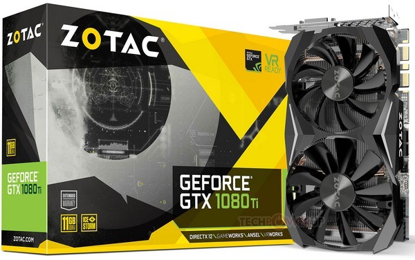 迷你21.8cm长：ZOTAC 索泰 发布 GTX 1080 Ti Mini 系列非公版显卡