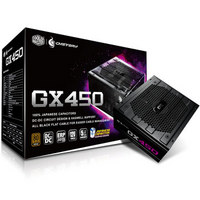 酷冷至尊（CoolerMaster）额定450W GX450游戏电源（80PLUS铜牌/SRC+DC2DC架构/全日系电容/五年质保）