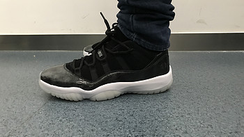 #本站首晒#肉肉鞋：NIKE 耐克 Air Jordan 11 Low “Barons” 男子篮球鞋