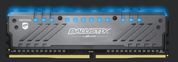 终于上了RGB幻彩：crucial 英睿达 发布 Ballistix Tactical Tracer DDR4内存
