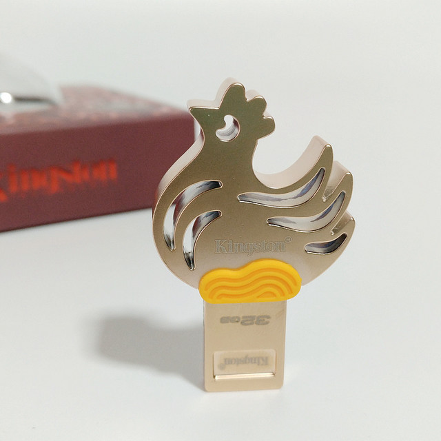 #原创新人# KinGston 金士顿 32GB USB3.1 二生肖之鸡年纪念版金属优盘开箱