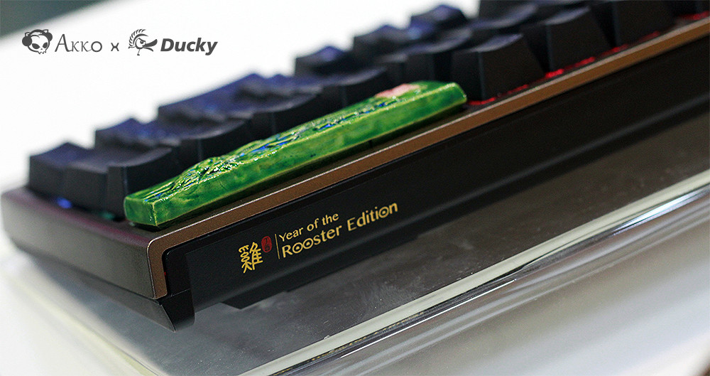 “鸡鸣见日升”：Akko X Ducky 发布 One2 和 鸡年生肖限定版 机械键盘