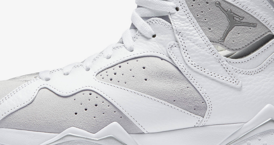 Pure Money：NIKE 耐克 即将推出Air Jordan 7 Retro “Pure Platinum” 篮球鞋