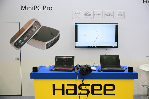 图赏 | 一篇图文带你逛完 Hasee 神舟 COMPUTEX 2017 展台