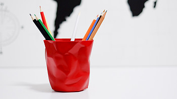 #本站首晒#为生活增添色彩，丹麦essey创意褶皱笔筒！
