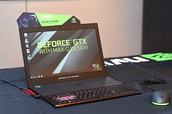 超极本中塞入GTX 1080：NVIDIA 英伟达 推出 全新MAX-Q设计理念