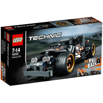 LEGO 科技系列入门款42046狂野赛车与细节品鉴