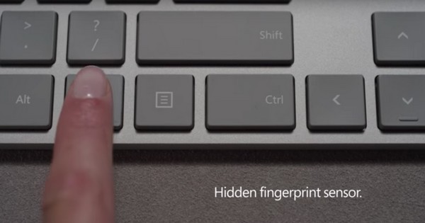支持指纹识别技术：Microsoft 微软 推出 新款 Surface 键盘