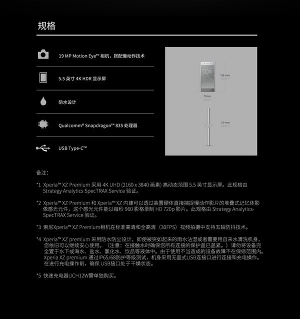 骁龙835+4K HDR屏幕：SONY 索尼 推出 Xperia XZ Premium G8142 蜘蛛侠礼盒版