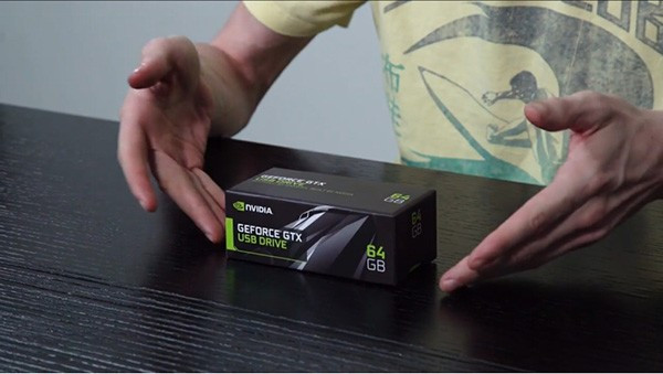 采用Titan信仰皮造型：NVIDIA 英伟达 发布 GeForce GTX USB DRIVE 64GB U盘