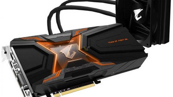 水冷压制高温：GIGABYTE 技嘉 发布 两款“AORUS 猎鹰” GTX 1080 Ti WaterForce Xtreme Edition 显卡