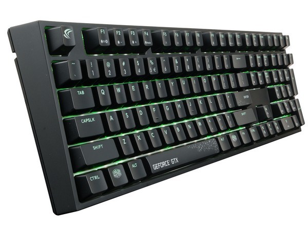 专为N饭定制：COOLER MASTER 酷冷至尊 推出 MASTERKEYS PRO L NVIDIA EDITION 定制版机械键盘