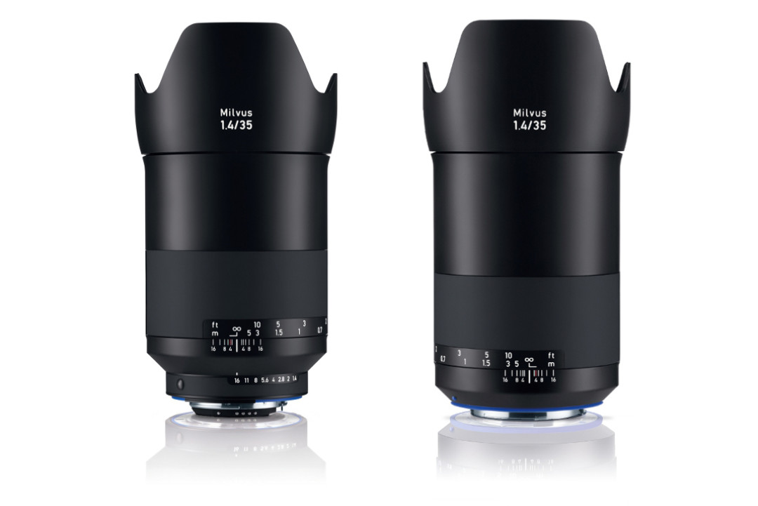 Distagon浮动镜组设计:ZEISS 蔡司 发布 Milvus 35mm f/1.4 广角定焦镜头