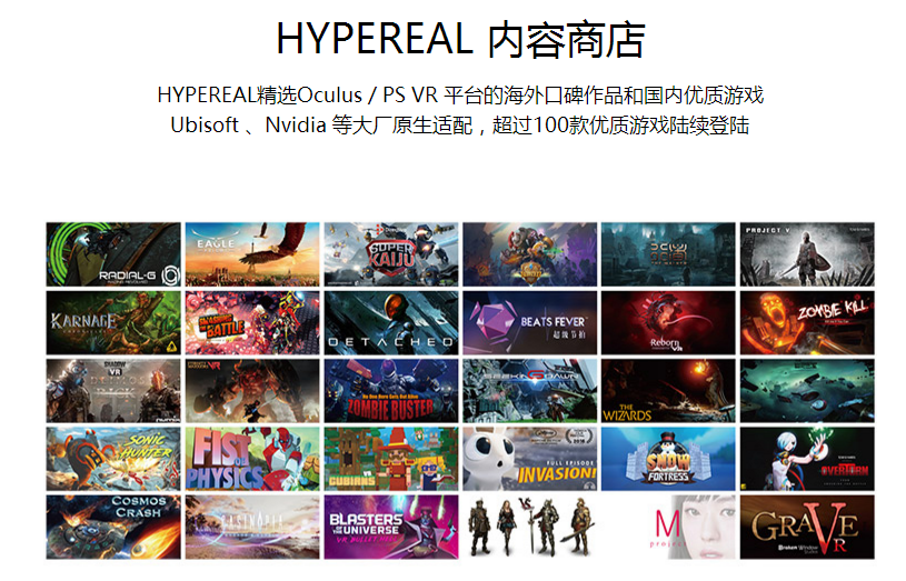 VR游戏按时付费能否获得成功？HYPEREAL 内容商店已正式上线