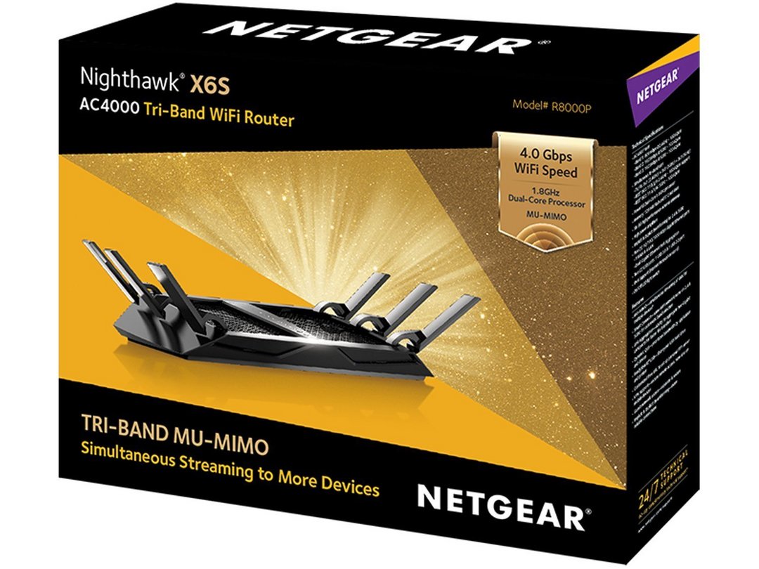 硬件&标准双提升：NETGEAR 美国网件 发布 Nighthawk X6S R8000P 三频无线路由器