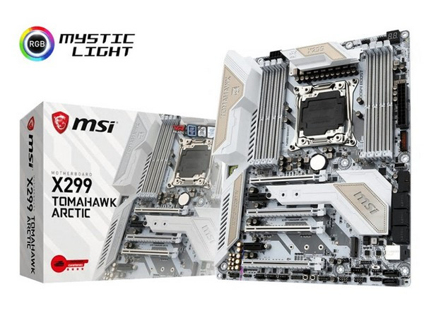 “北极战斧”：msi 微星 发布 X299 TOMAHAWK ARCTIC 主板