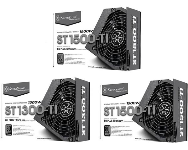 80 PLUS钛金效率：SILVER STONE 银欣 推出 Strider Titanium 1100W/1300W/1500W 旗舰级电源