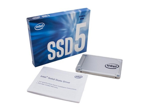 64层3D TLC闪存：intel 英特尔 推出 SSD 545s 512GB固态硬盘