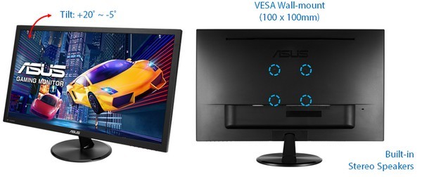 1ms响应、FreeSync防撕裂：ASUS 华硕 发布 VP278QG 和 VP247QG 游戏显示器