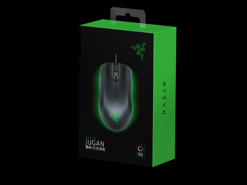 1680万色环绕式灯带：RAZER 雷蛇 发布 Jugan 幻目灵蛇 游戏鼠标