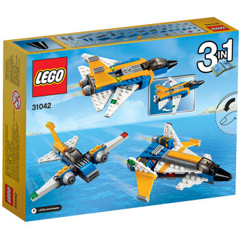 LEGO 乐高 CREATOR 31042 创意百变三合一系列 超级滑翔机