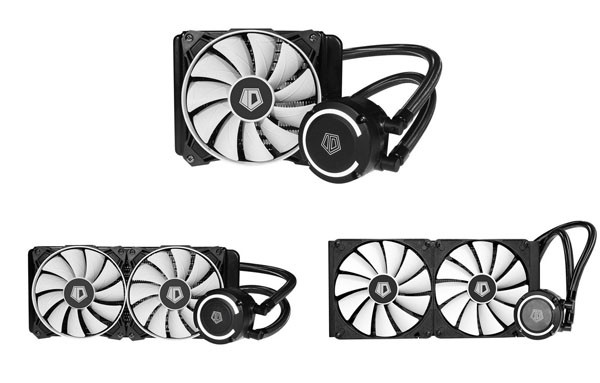 升级背光、黑白分明配色：ID-COOLING 发布 三款 FROSTFLOW+系列水冷散热器