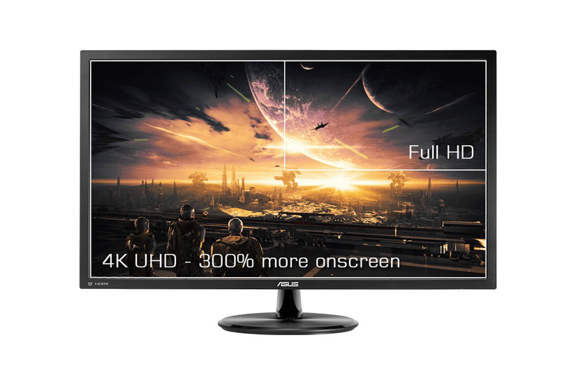 适合A卡FPS平台：ASUS 华硕 发布 VP28QG 4K 游戏显示器