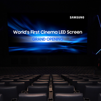 有望替代传统投影？SAMSUNG 三星 推出 Cinema LED 电影院显示屏