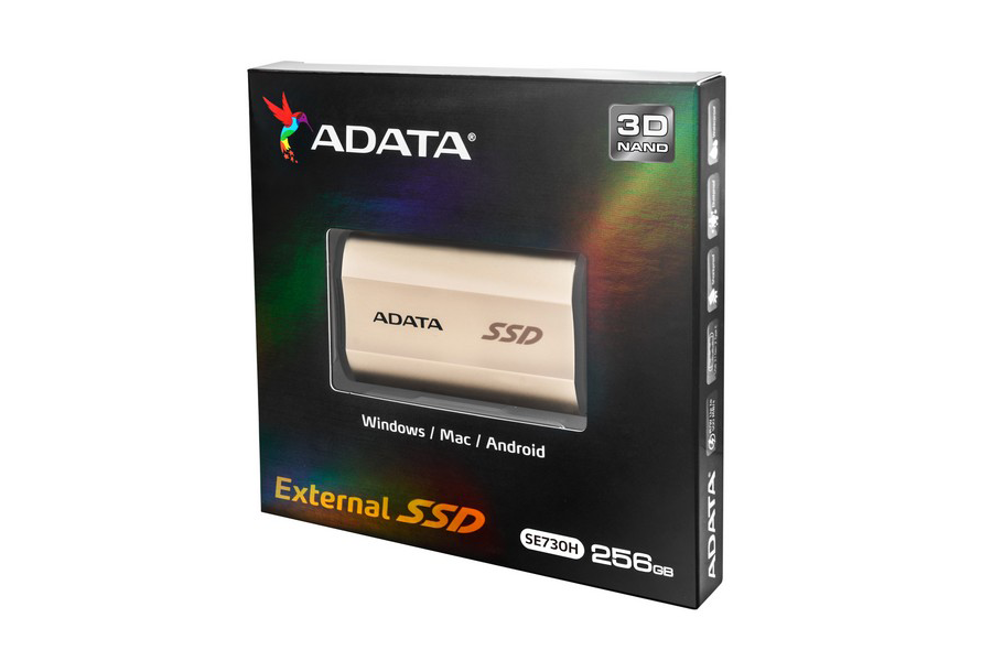 3D TLC NAND+三防特性：ADATA 威刚 发布 SE730H系列 移动固态硬盘