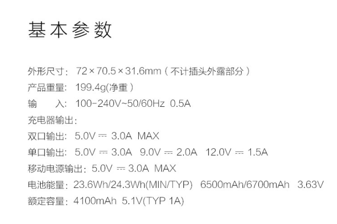 6500mAh移动电源+QC3.0充电头:ZMI 紫米 推出 双模智能移动电源