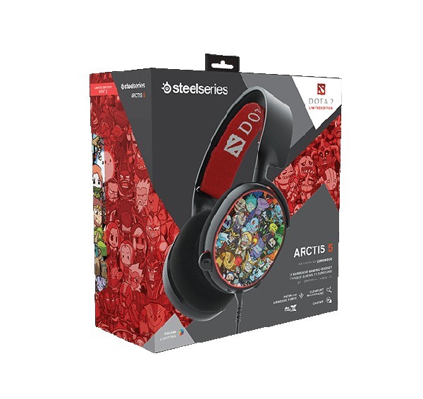 动漫粉的福利？steelseries 赛睿 发布 Arctis 5 Dota 2"寒冰"特别版耳机