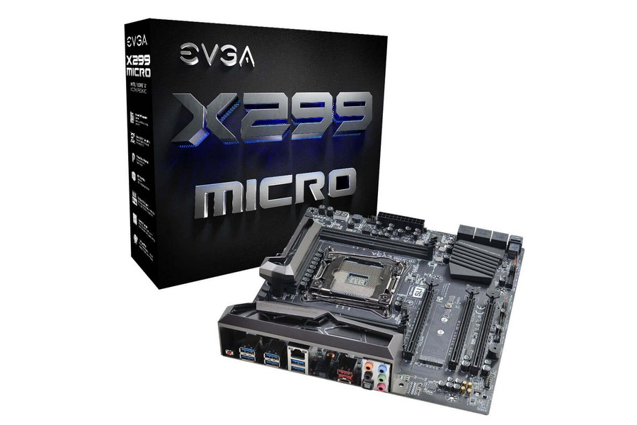 紧凑MATX方案：EVGA 发布 X299 Micro 小钢炮 主板