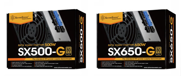 SFX紧凑方案：SILVER STONE 银欣 发布 SX500-G 和 SX650-G 电源