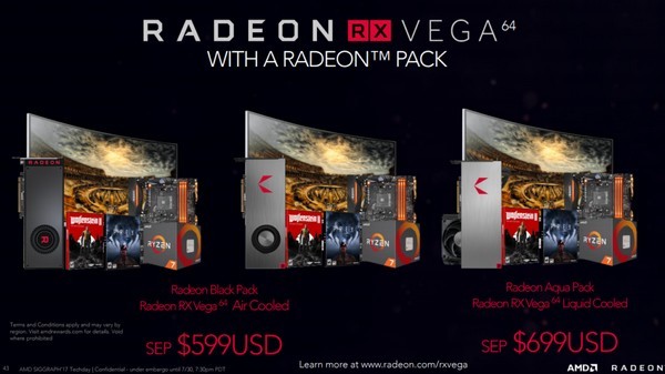 AMD Tech Day系列报道之二：Packs大礼包加成——Radeon RX Vega的销售新思路