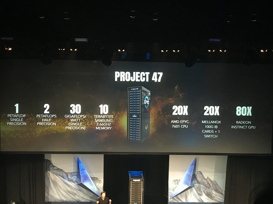 AMD Tech Day系列报道之五：One more thing！AMD Project 47 超级计算机
